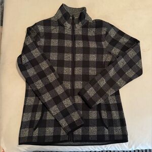 Eddie Bauer Medium Plaid women’s Zip up Jacket